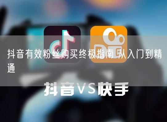 抖音有效粉丝购买终极指南 从入门到精通